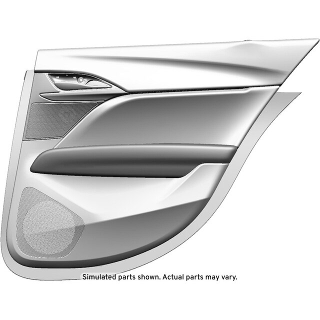 GM Genuine Parts Sangria Rear Passenger Side Door Trim