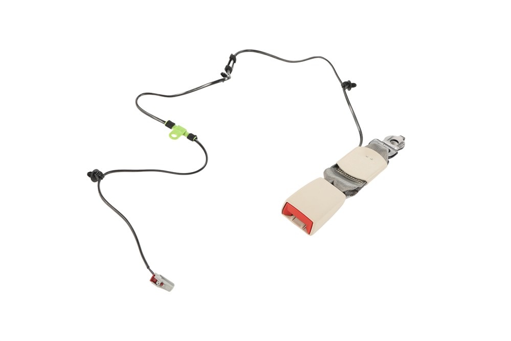 GM Genuine Parts Whisper Beige Rear Passenger Side Seat Belt Buckle