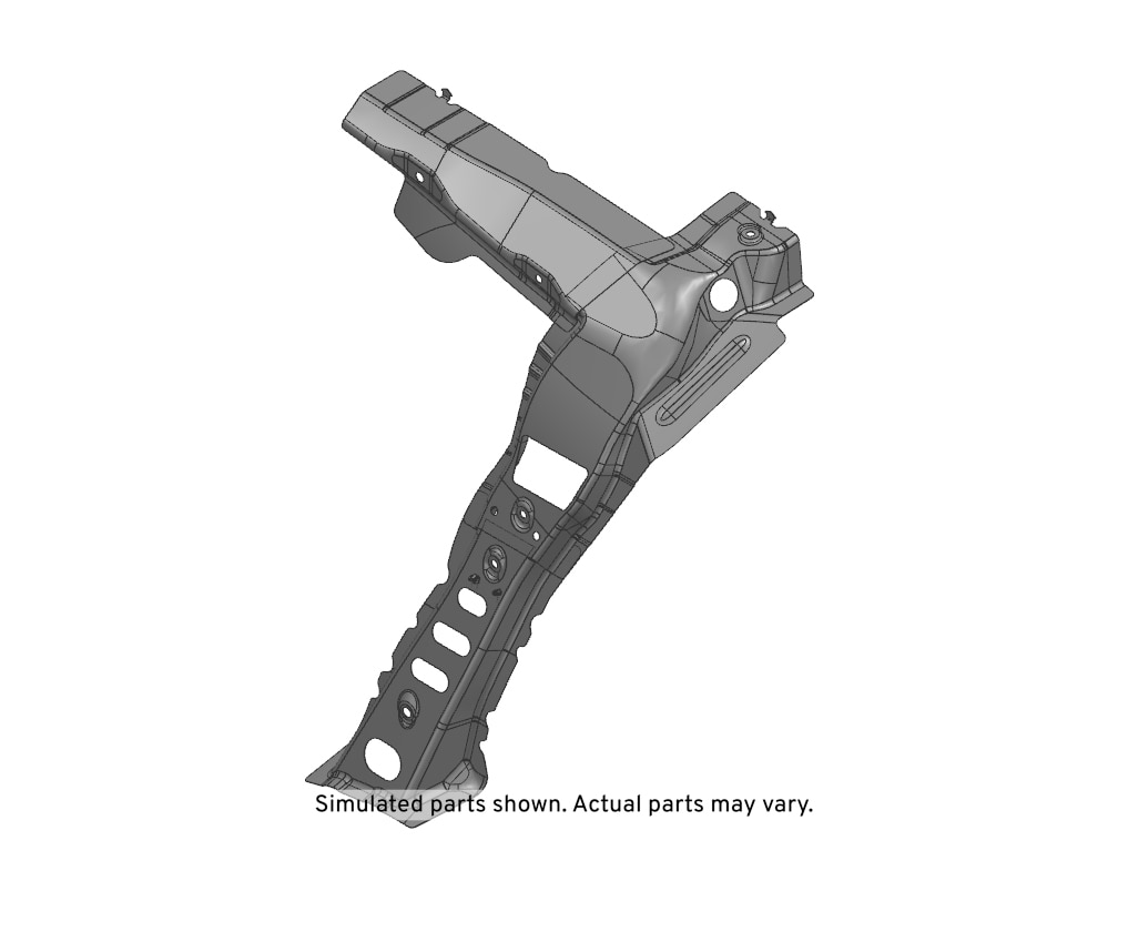 GM Genuine Parts Driver Side Roof Inner Rear Side Rail