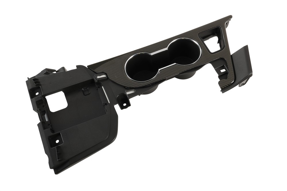 GM Genuine Parts Twenty-Two Carbon Fiber Front Floor Console Cup Holder