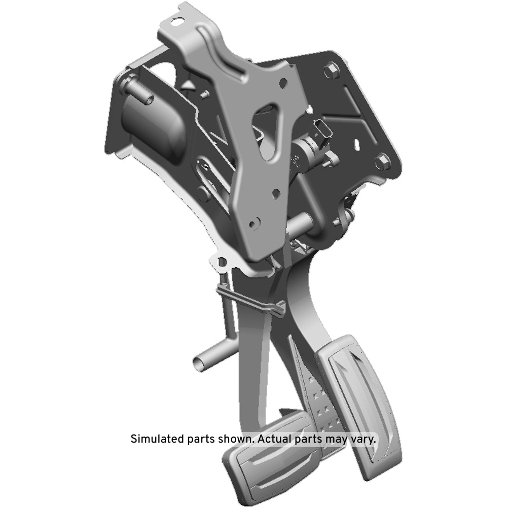 GM Genuine Parts Brake and Accelerator Pedal with Bracket