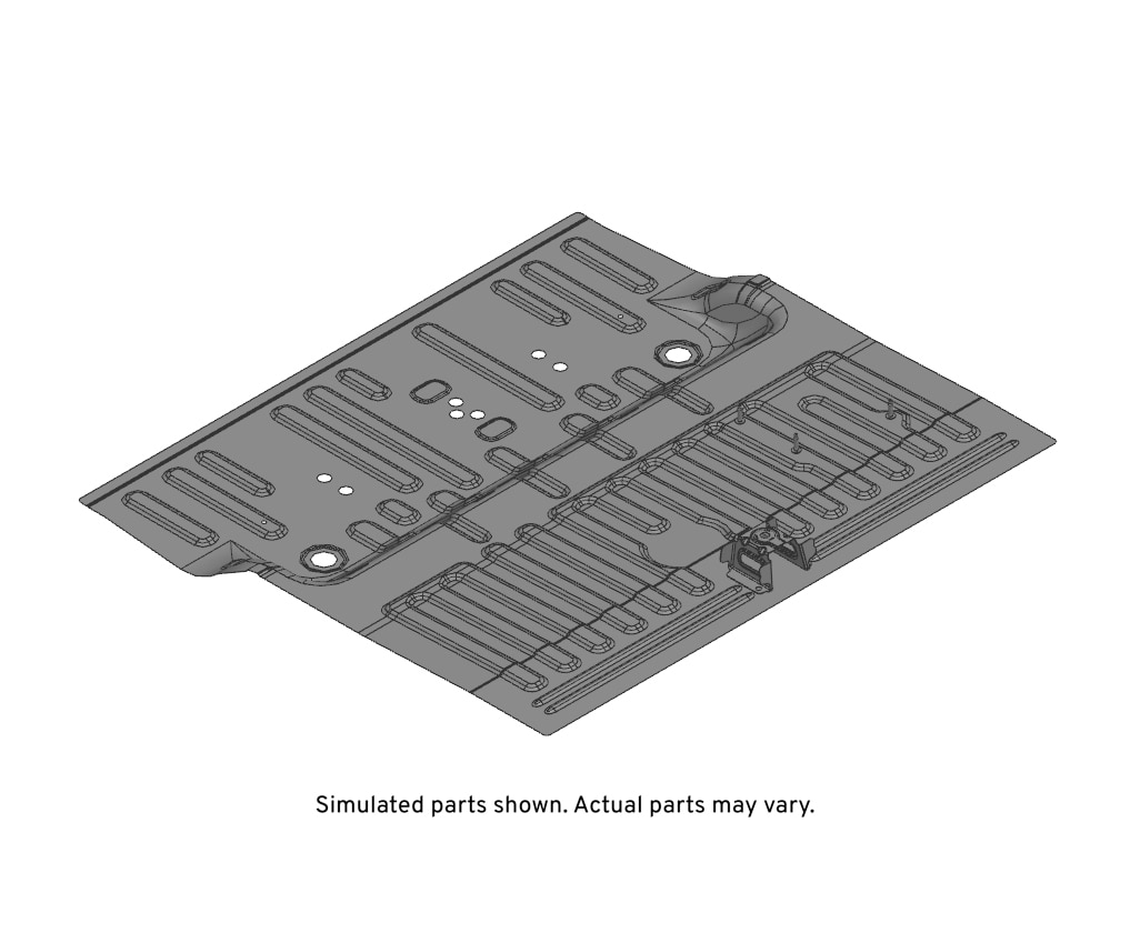 GM Genuine Parts Rear Floor Rear Panel