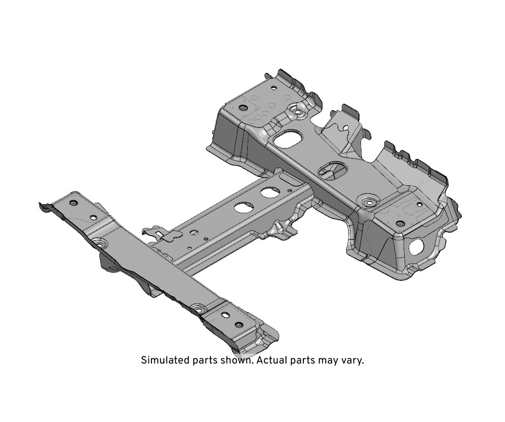 GM Genuine Parts Passenger Side Floor Panel Number 2 Cross Bar Extension