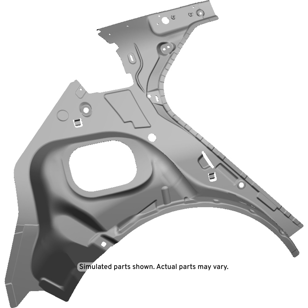GM Genuine Parts Passenger Side Quarter Inner and Rear Wheelhouse Panel