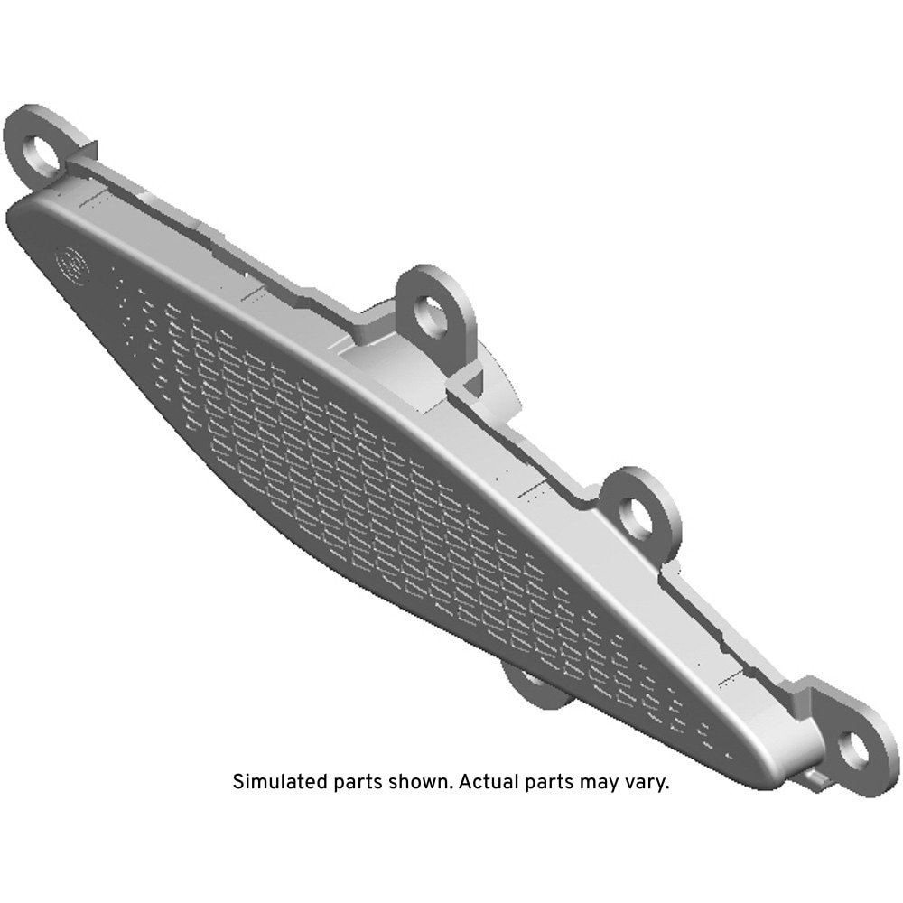 GM Genuine Parts Axiom Stainless Rear Passenger Side Door Upper Radio Speaker Grille