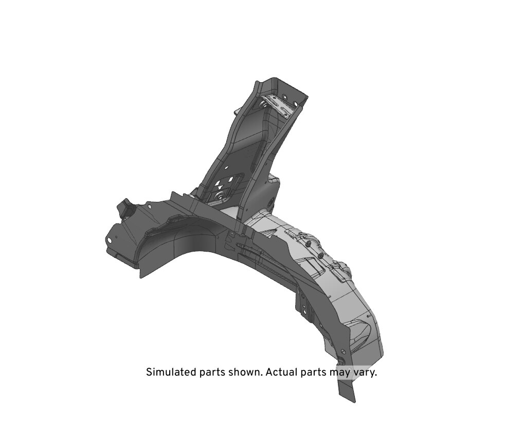 GM Genuine Parts Rear Driver Side Wheelhouse Inner Panel