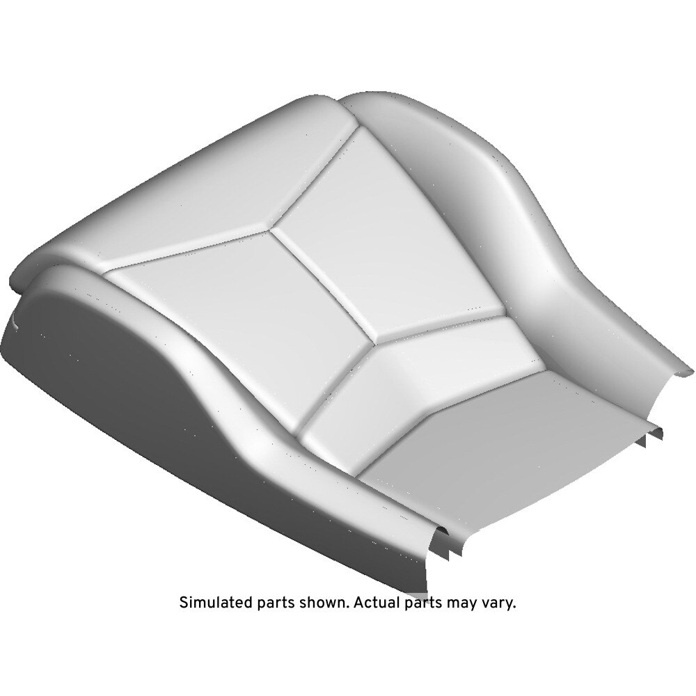 GM Genuine Parts Black Front Passenger Side Seat Cushion Cover