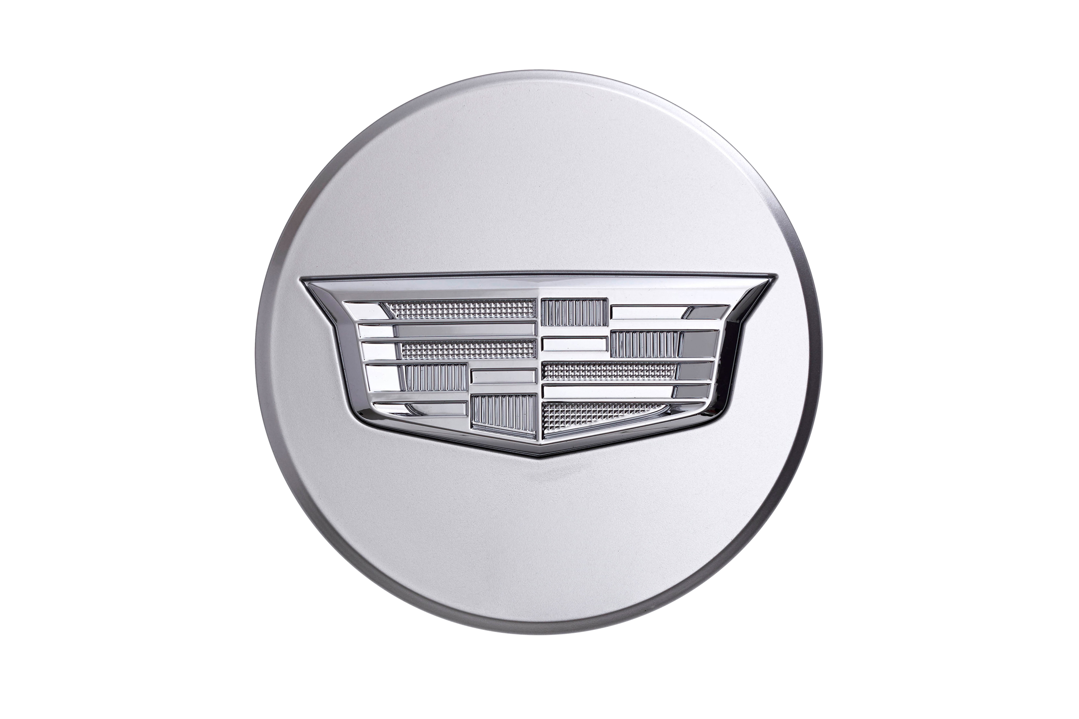 Center Cap in Silver with Monochrome Cadillac Logo