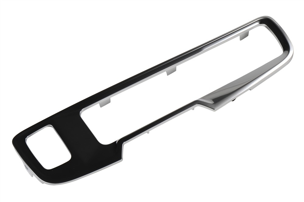 GM Genuine Parts Silver Front Floor Console Transmission Shift Opening Bezel