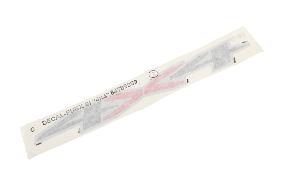 GM Genuine Parts Red Pickup Box Side Decal