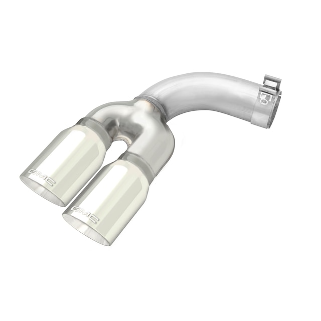 4.3L or 5.3L Polished Stainless Steel Dual-Outlet Exhaust Tip with GMC Logo