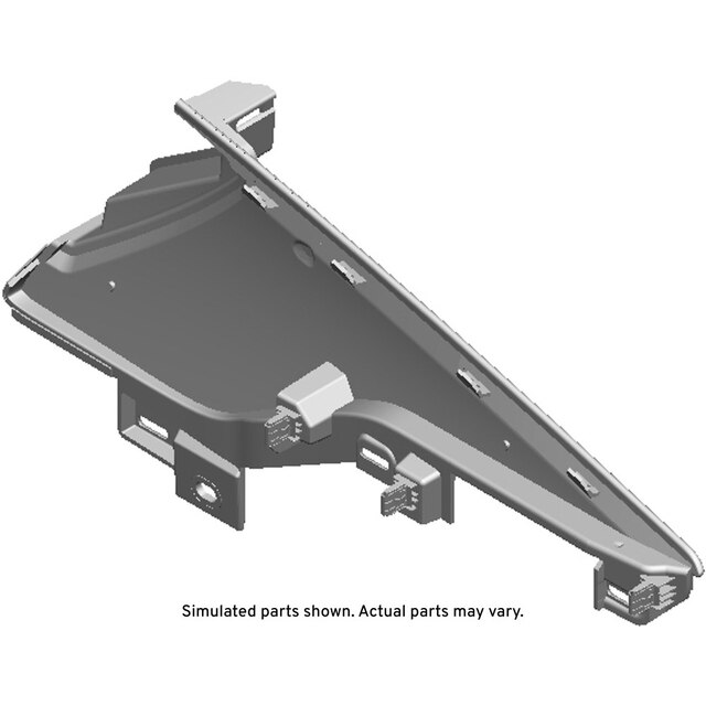 GM Genuine Parts Natural Tan Passenger Side Front Floor Console Extension Panel