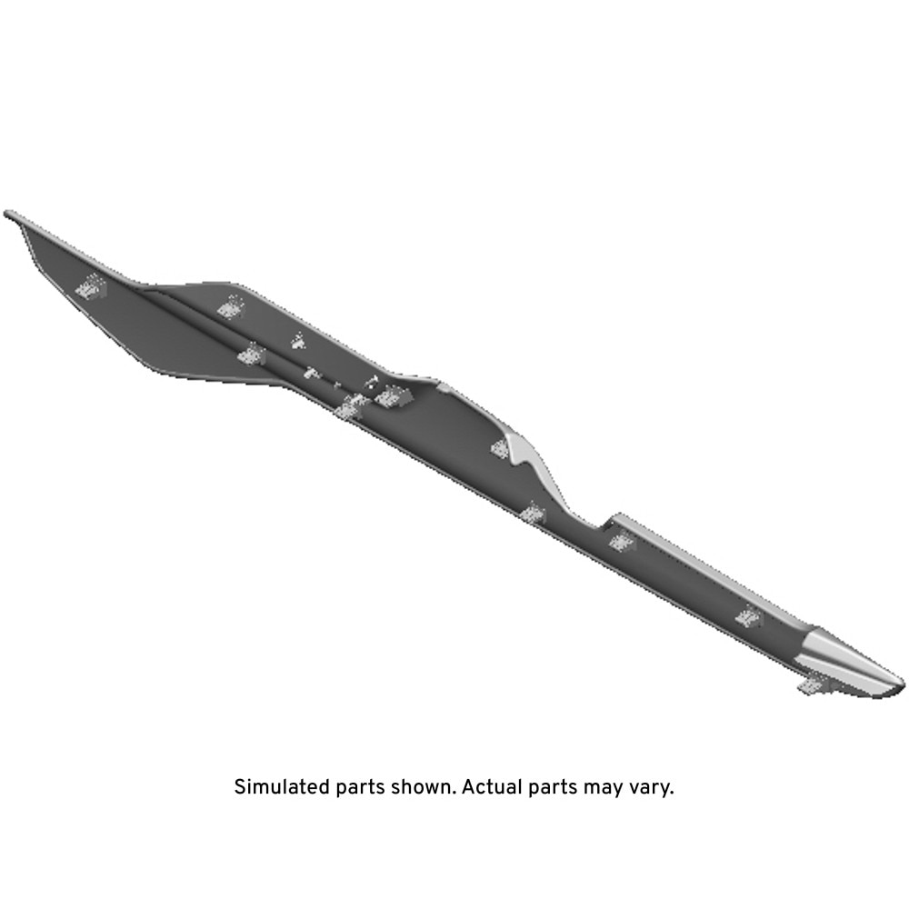 GM Genuine Parts Black Passenger Side Front Floor Rear Console Side Trim Panel