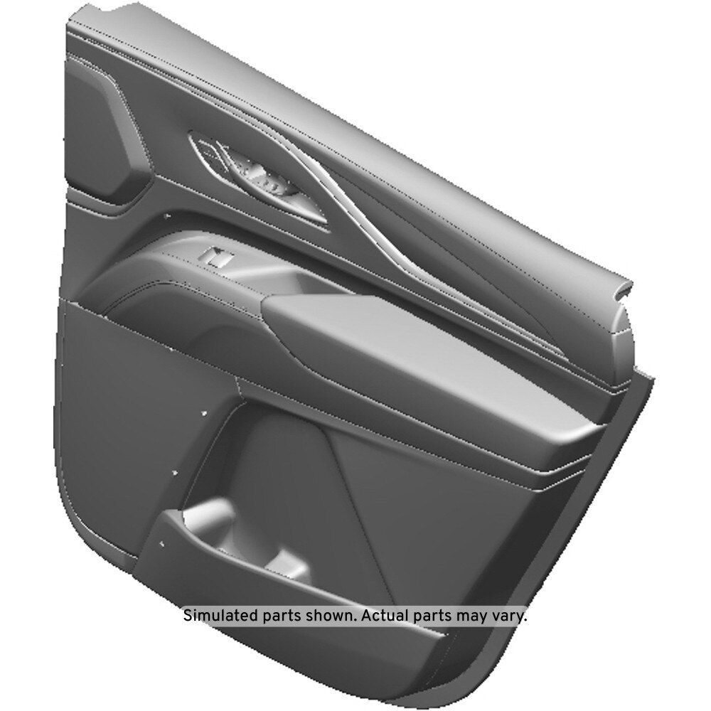 GM Genuine Parts Black Rear Passenger Side Door Trim