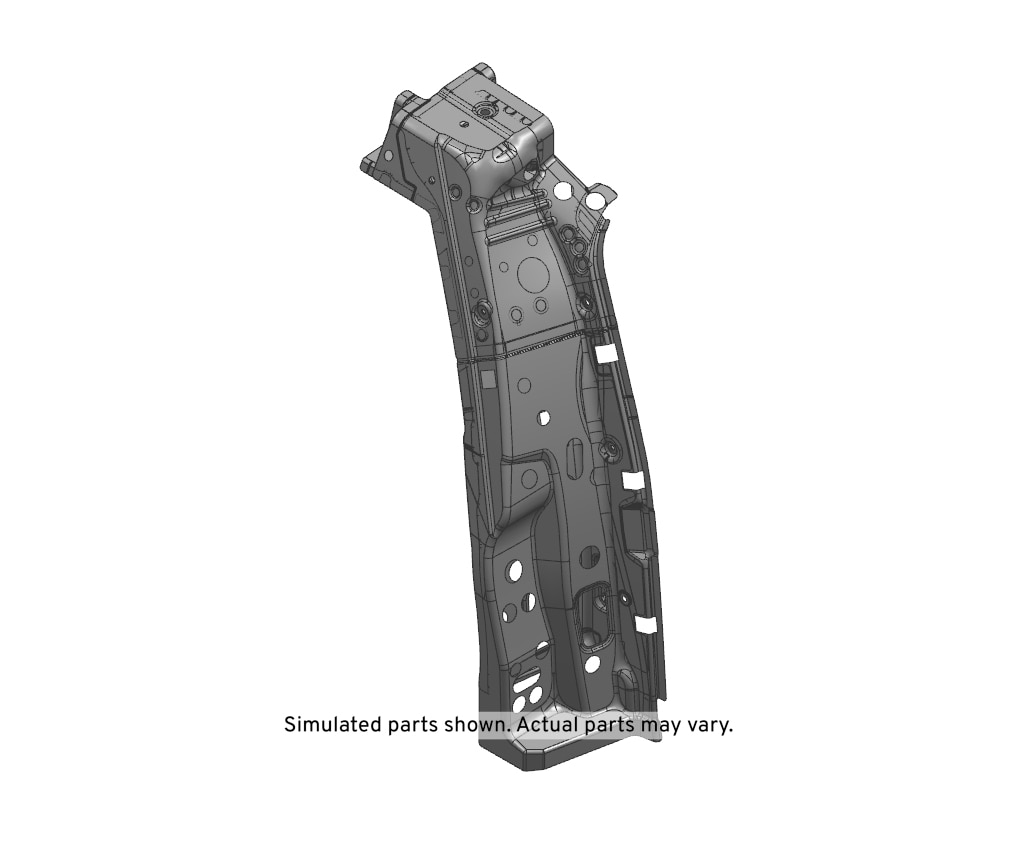 GM Genuine Parts Driver Side Back Body Pillar Reinforcement