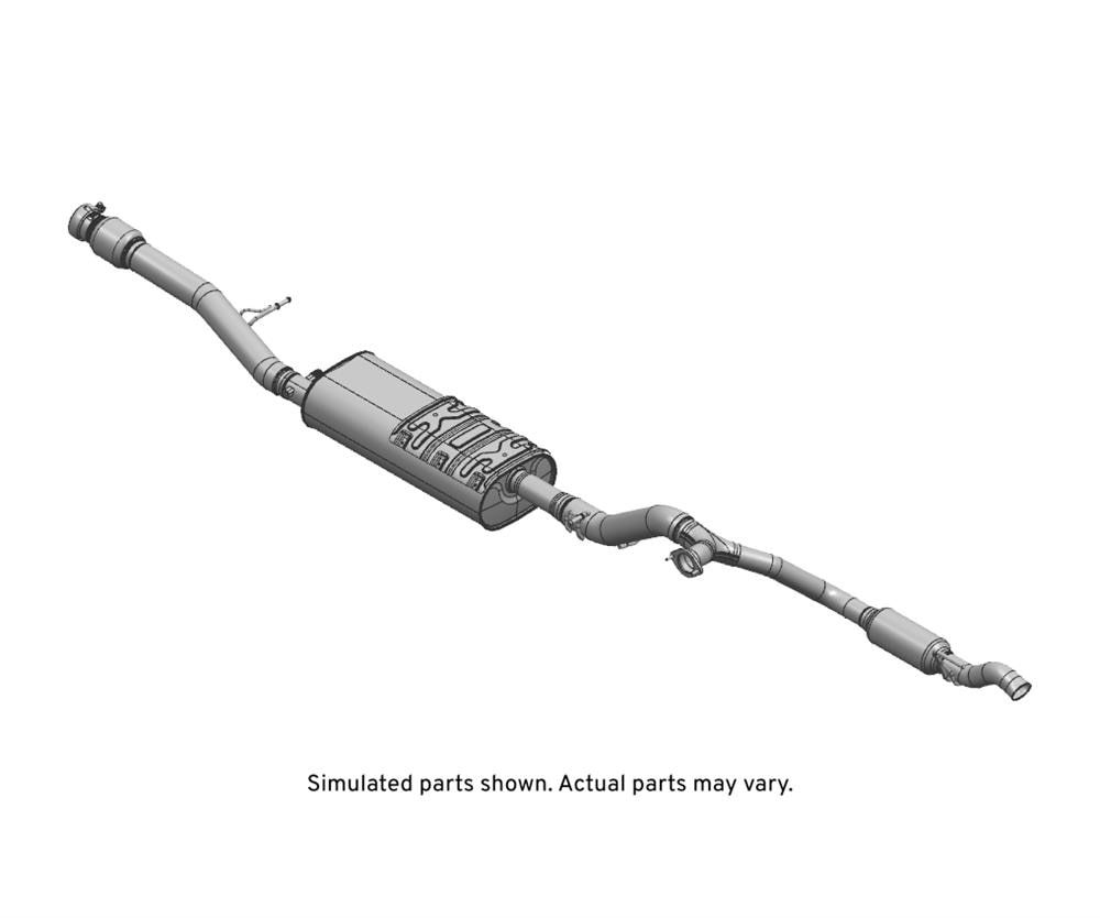 GM Genuine Parts Exhaust Muffler with Exhaust Pipe