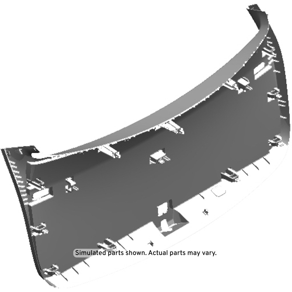 GM Genuine Parts Black Liftgate Trim Finish Panel