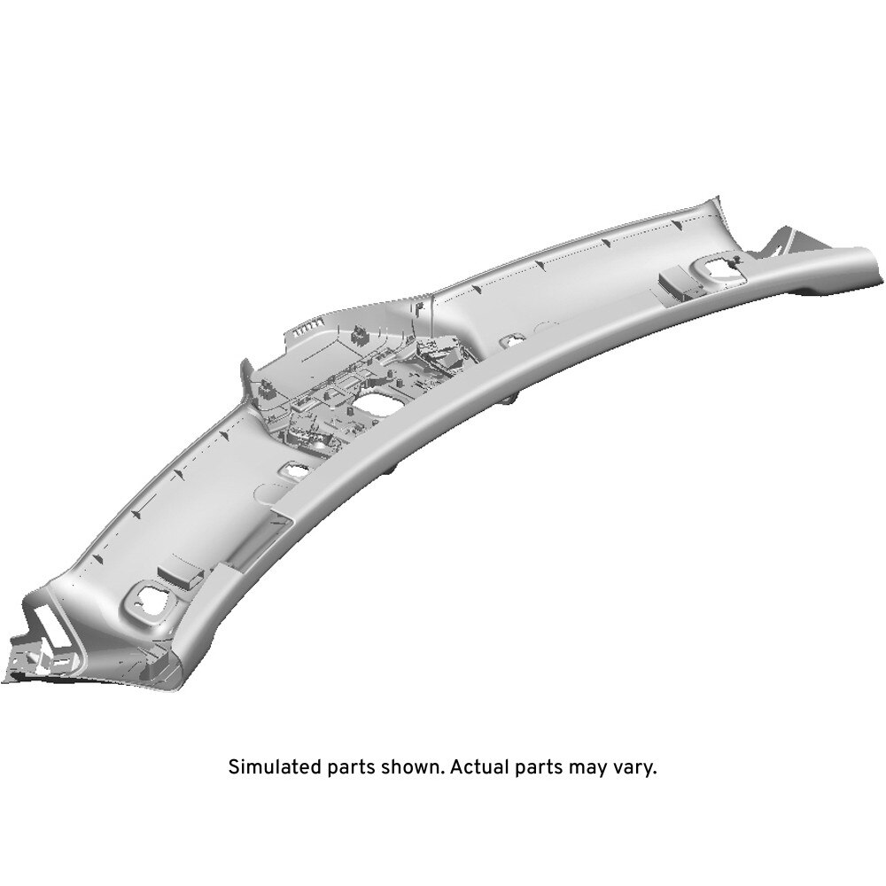 GM Genuine Parts Natural Tan Windshield Upper Trim Panel