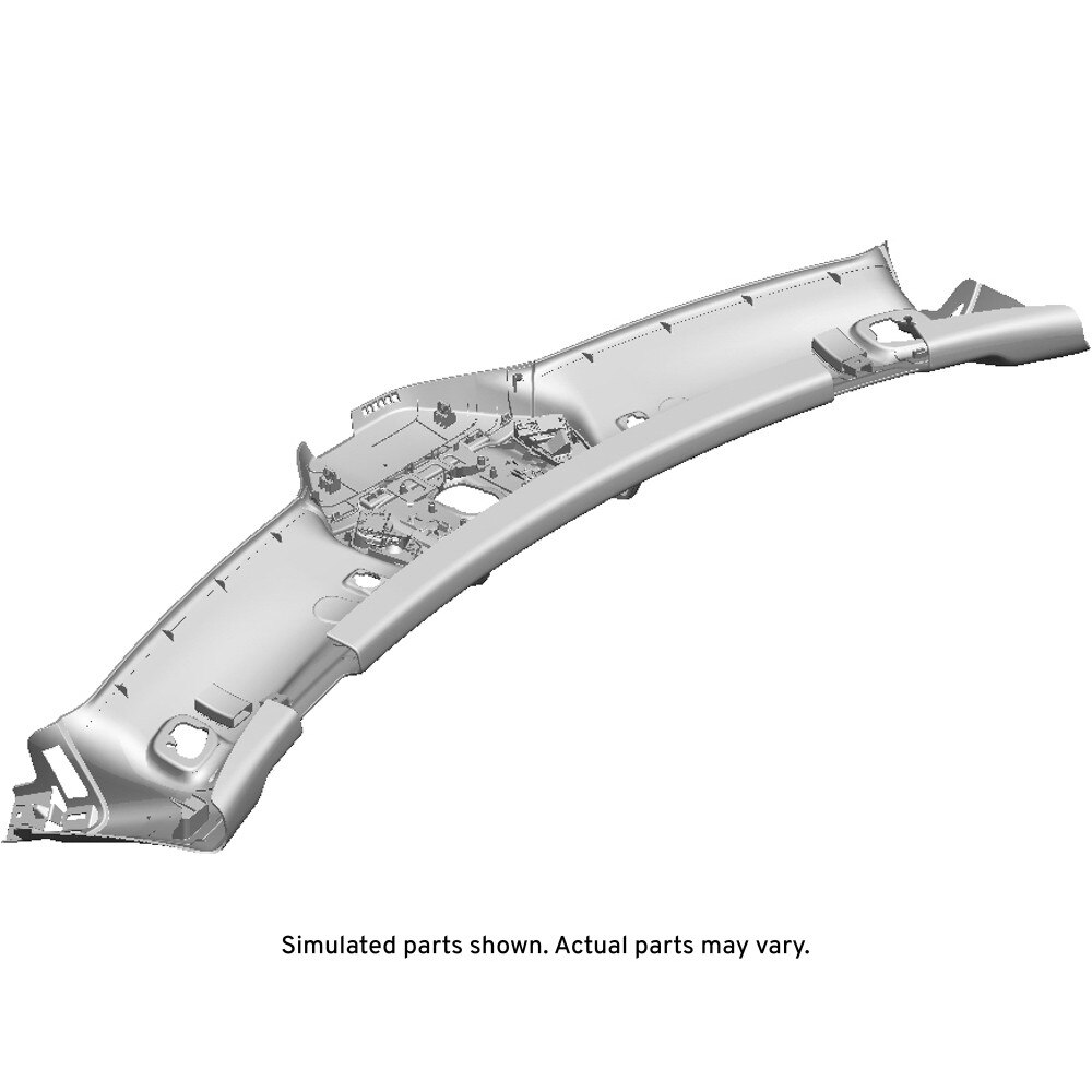 GM Genuine Parts Tan Windshield Upper Trim Panel