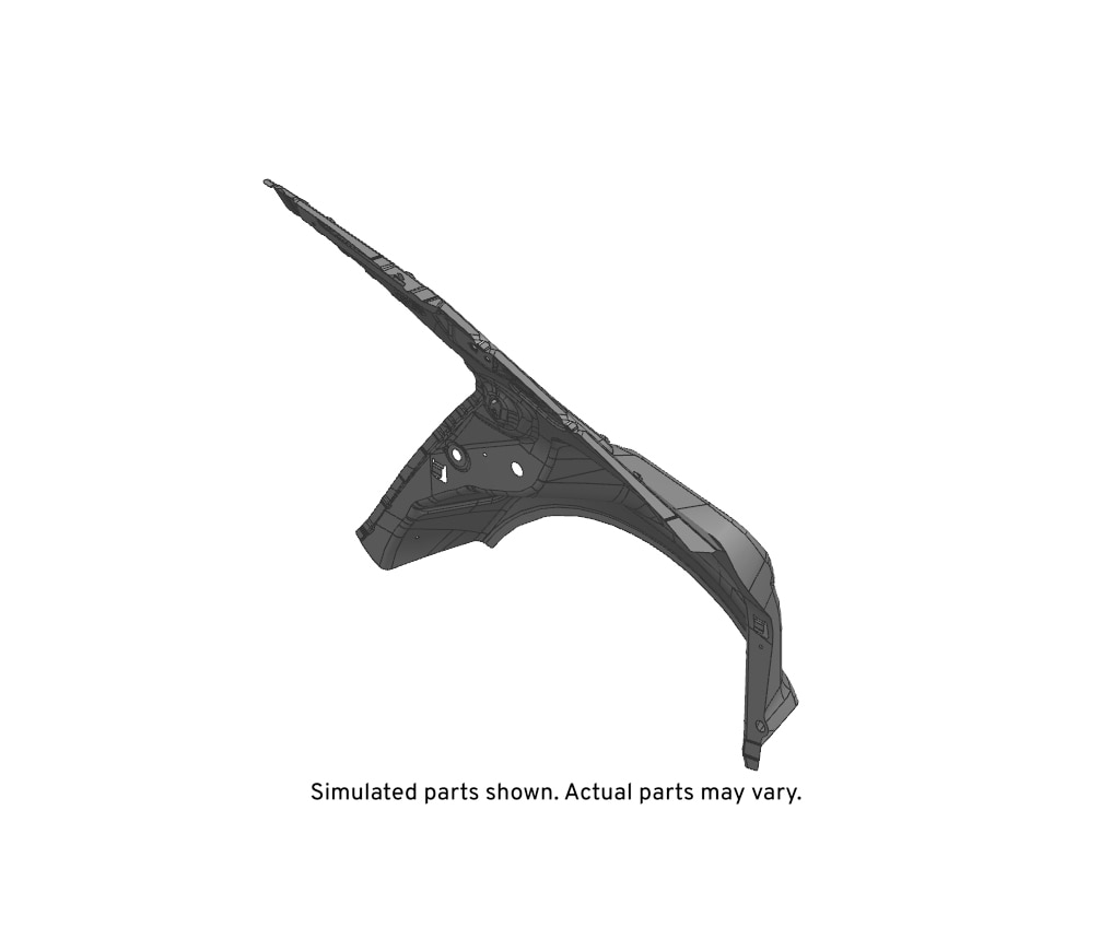 GM Genuine Parts Passenger Side Quarter Inner Panel