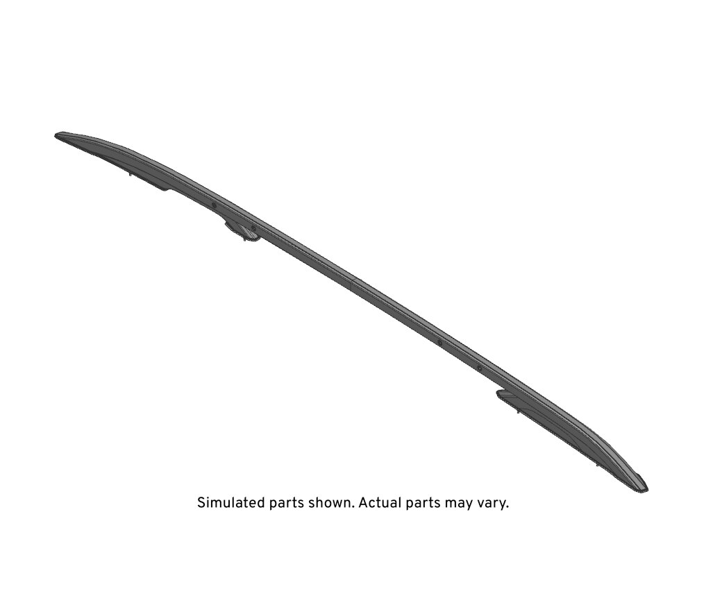 GM Genuine Parts Silven Passenger Side Luggage Carrier Side Rail