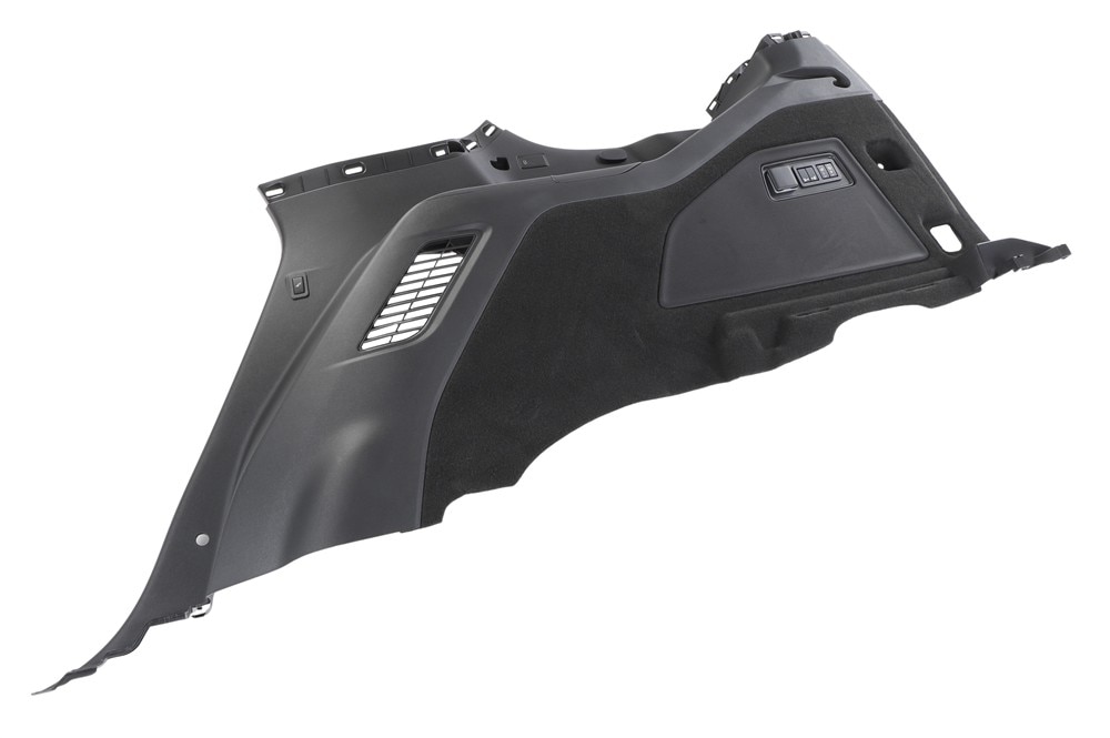 GM Genuine Parts Black Passenger Side Quarter Lower Rear Trim Panel