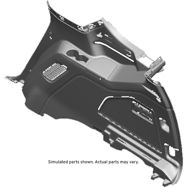 GM Genuine Parts Parchment Passenger Side Quarter Lower Rear Trim Panel