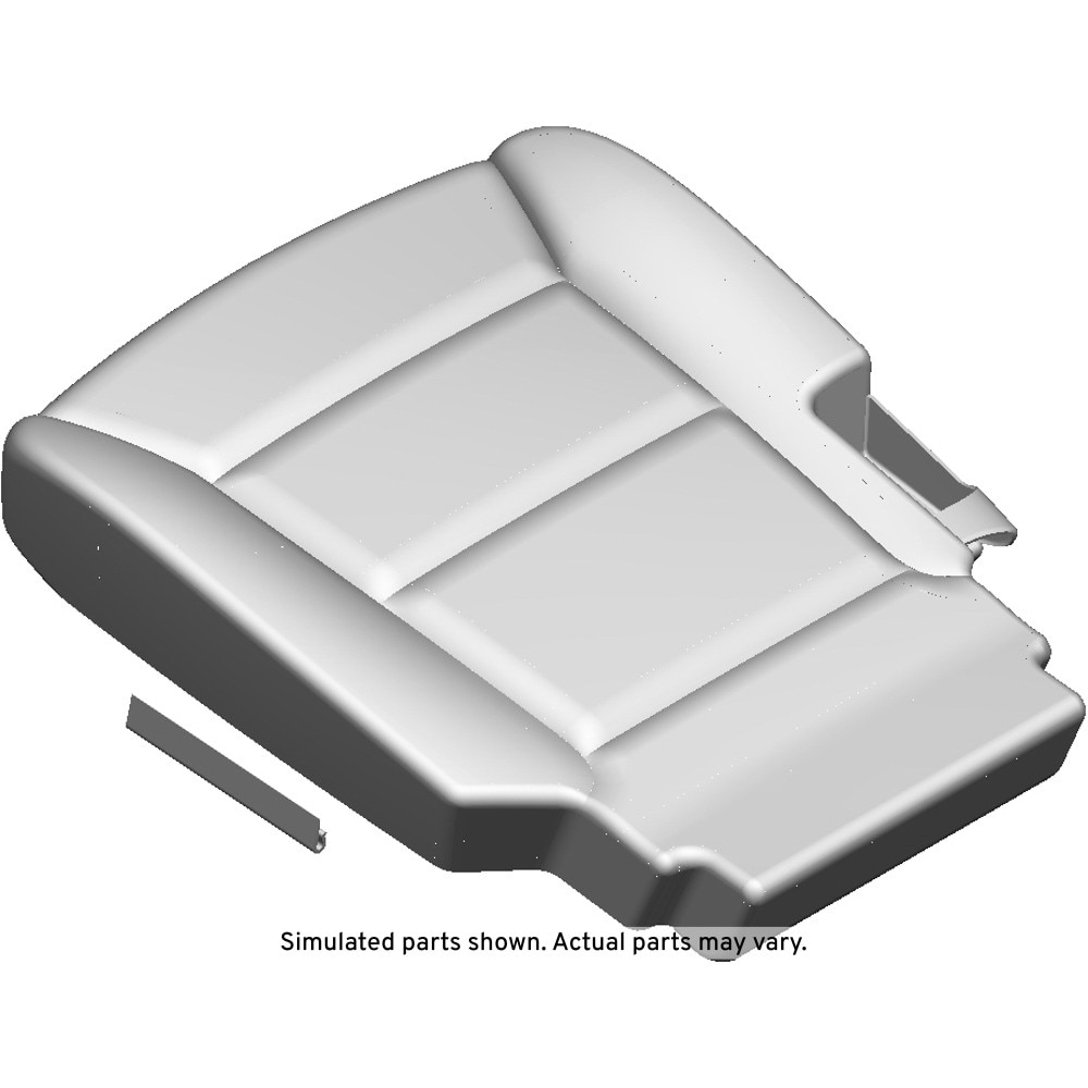 GM Genuine Parts Black Rear Driver Side Seat Cushion Cover