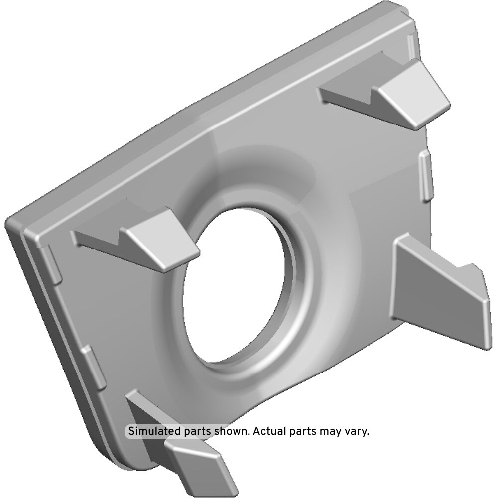 GM Genuine Parts Black Ice Chrome Front View Driver Information Camera Bezel