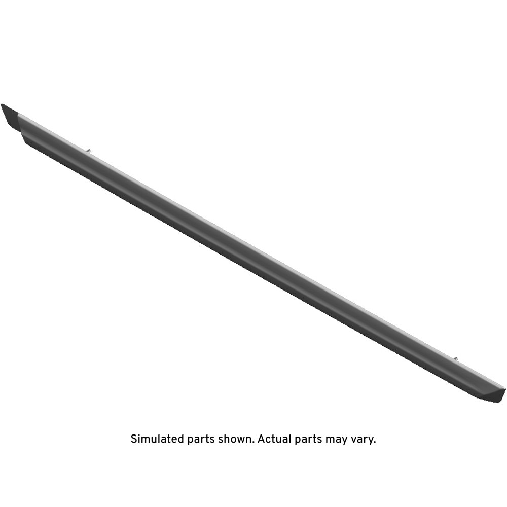 GM Genuine Parts Galvano Silver Rear Driver Side Door Molding