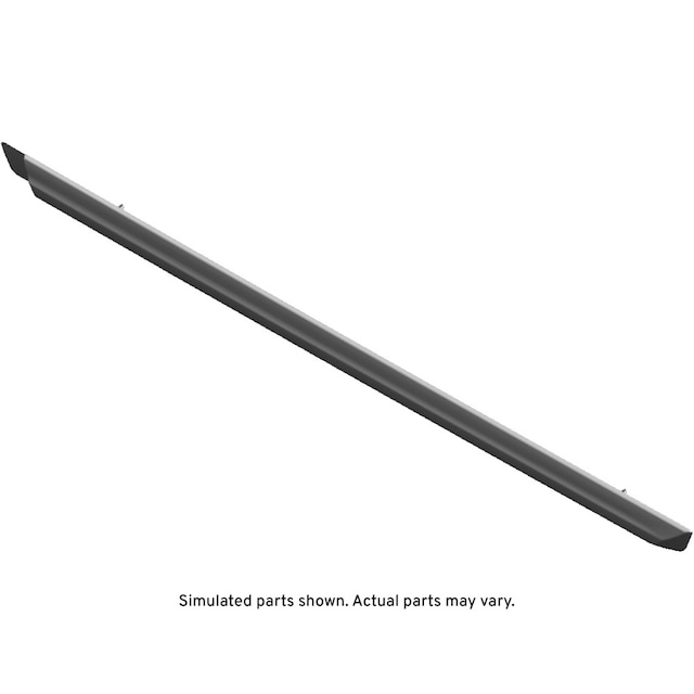 GM Genuine Parts Galvano Silver Rear Driver Side Door Molding