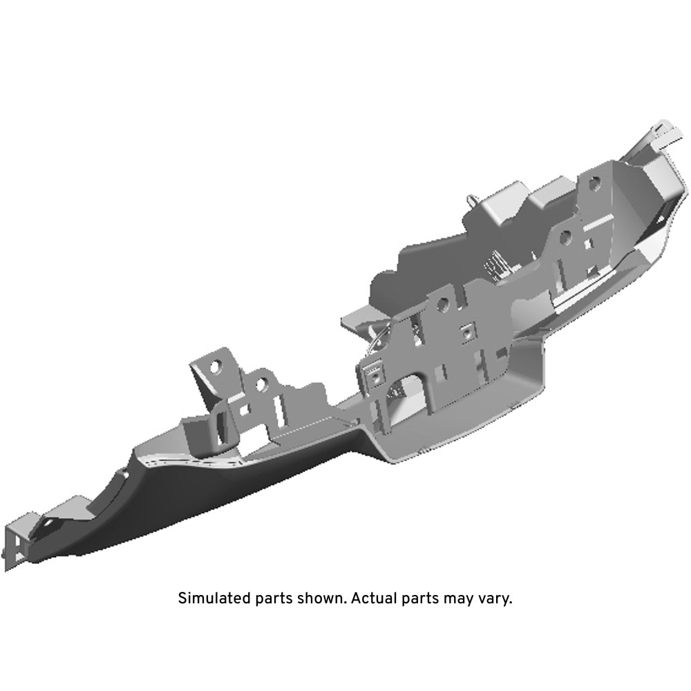 GM Genuine Parts Black Instrument Panel Lower Center Trim Panel