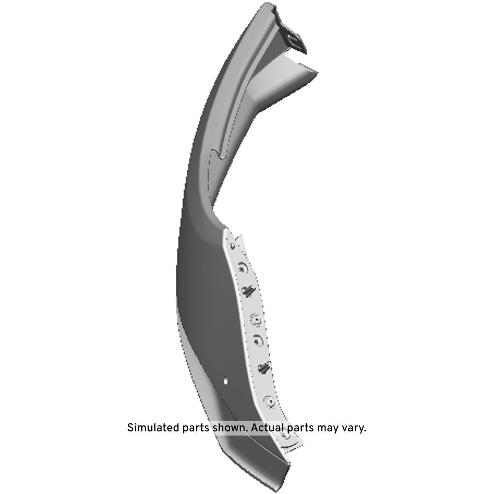 GM Genuine Parts Black Front Driver Side Bumper Upper Fascia