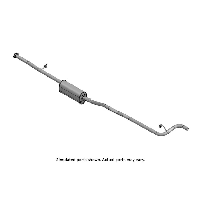 GM Genuine Parts Exhaust Muffler with Exhaust Pipe