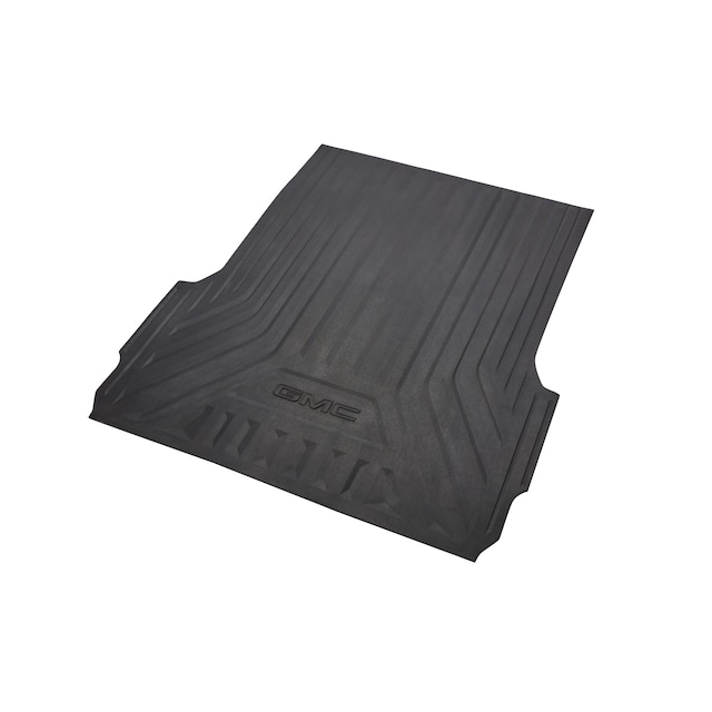 Bed Mat in Black with GMC Logo for Short Bed Models