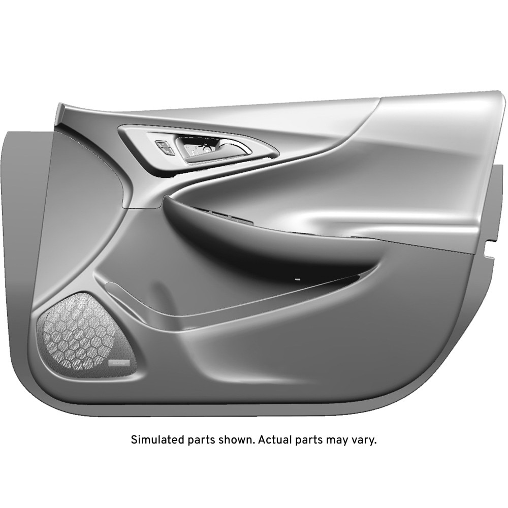 GM Genuine Parts Black Front Passenger Side Door Trim