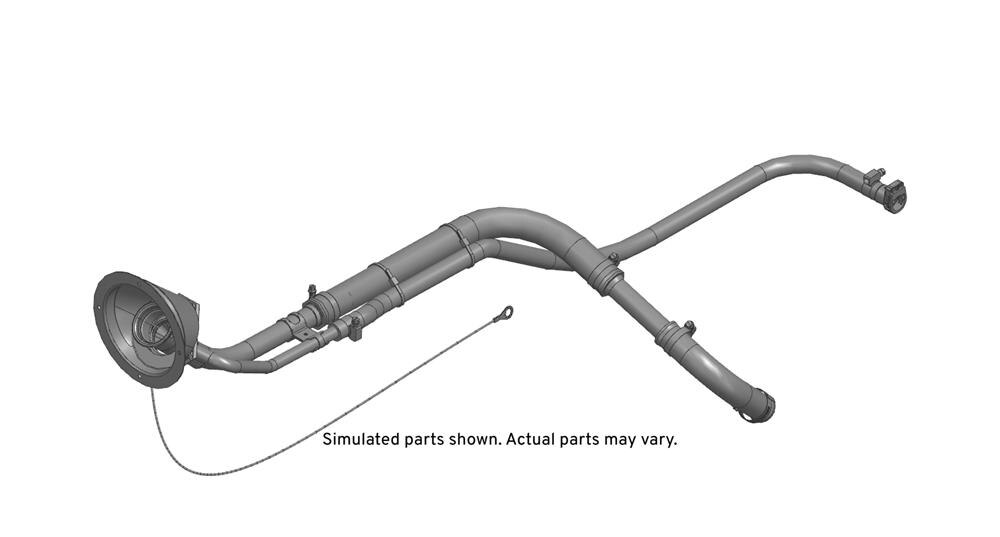 GM Genuine Parts Fuel Tank Filler Pipe