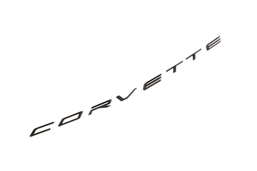 GM Genuine Parts Carbon Flash Metallic Rear Bumper Fascia Vehicle Name Plate