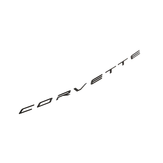 GM Genuine Parts Carbon Flash Metallic Rear Bumper Fascia Vehicle Name Plate
