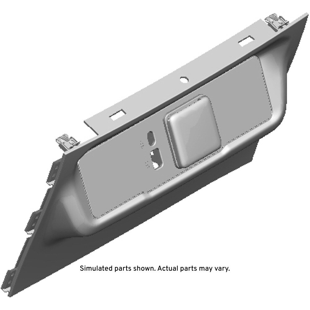 GM Genuine Parts Black Front Seat Back Rear Center Cover
