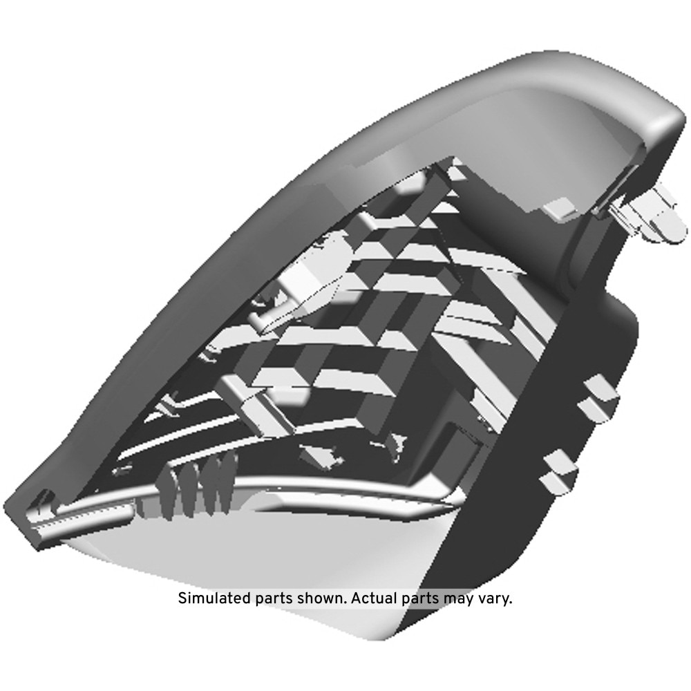 GM Genuine Parts Black Rear Driver Side Seat Back Bolster