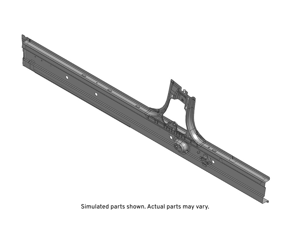 GM Genuine Parts Passenger Side Rocker Inner Panel