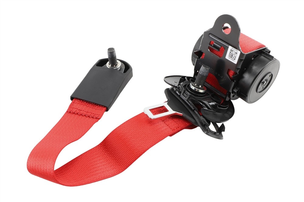GM Genuine Parts Torch Red Rear Passenger Side Seat Belt Retractor Kit
