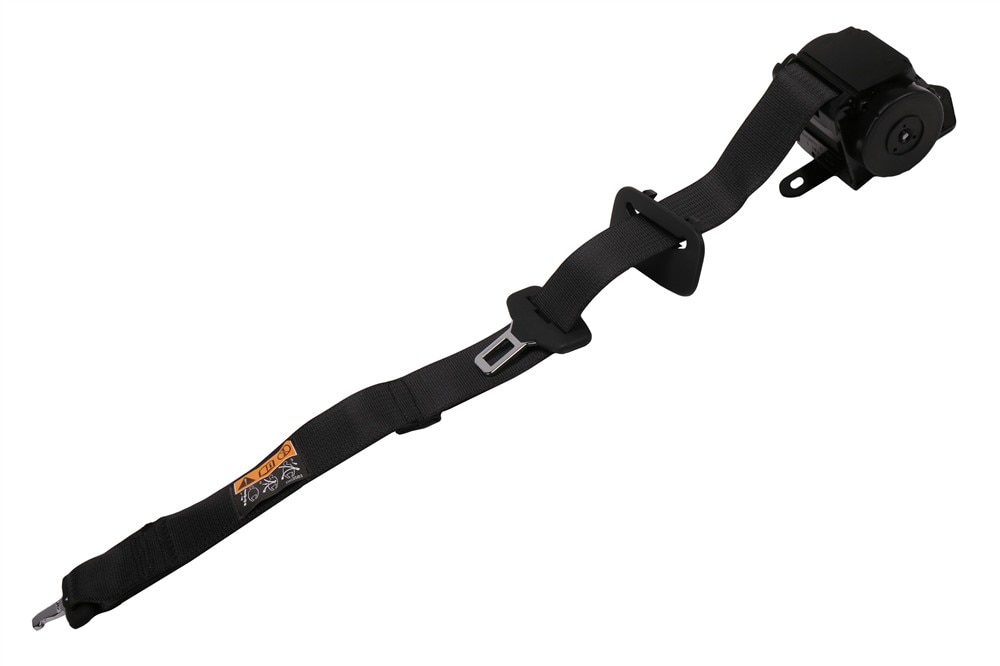 GM Genuine Parts Black Rear Seat Center Belt