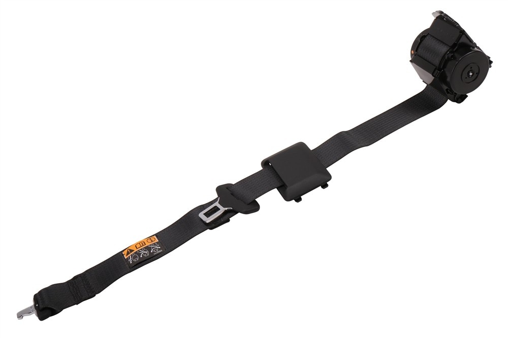 GM Genuine Parts Black Rear Seat Center Belt
