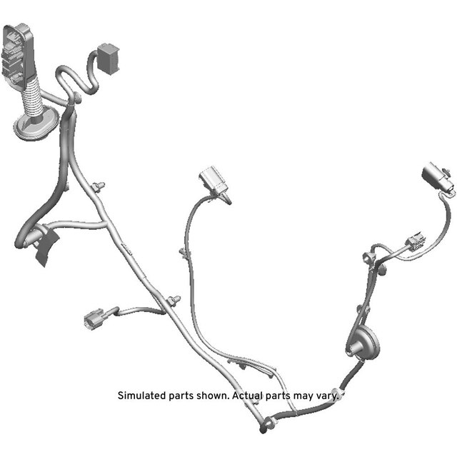 GM Genuine Parts Rear Passenger Side Door Wiring Harness