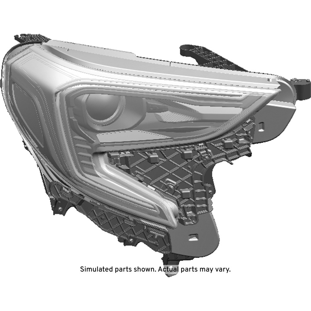 GM Genuine Parts Passenger Side Headlamp