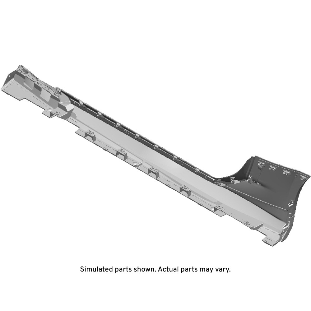 GM Genuine Parts Passenger Side Rocker Panel Molding