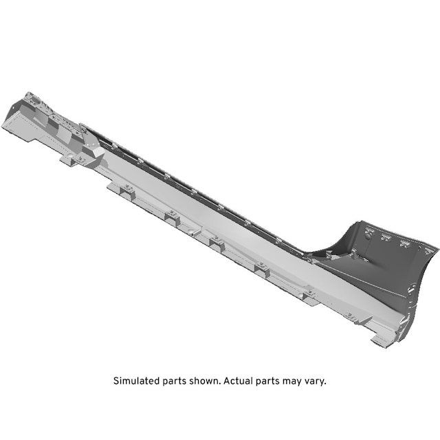 GM Genuine Parts Passenger Side Rocker Panel Molding