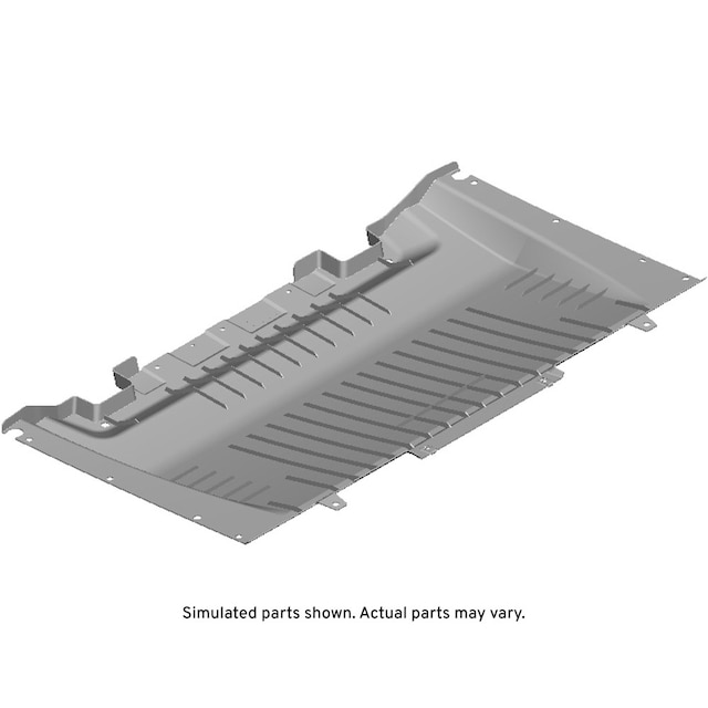 GM Genuine Parts Underbody Rear Air Rear Deflector